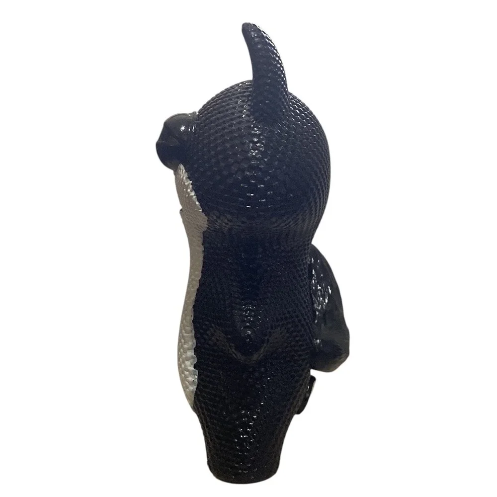 Fuggler Funny Ugly Monster 2.5 Inch Black White Fox Vinyl Figure Collectible